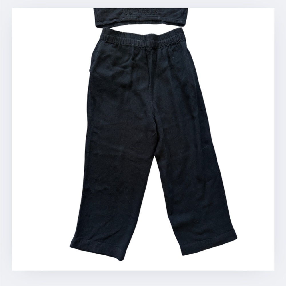 Madewell Breezewoven Matching Set: Pull-On High-Rise Straight Pants + Top - Picture 7 of 10